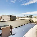 Modern Denver Townhome Rooftop Hot Tub And Mtn View